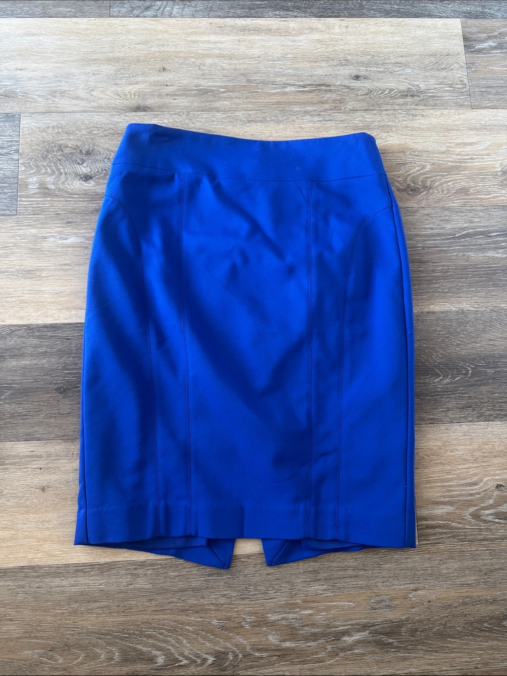 Express Electric Blue Pencil Skirt